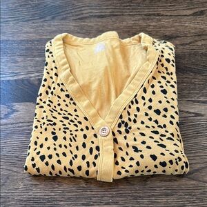 Kyte Marigold Cheetah Adult Cardigan